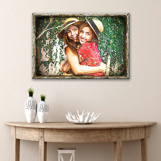 Portrait Minimalist Sign Style 2 - Image by Tailored Canvases