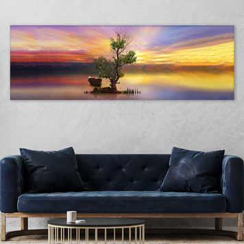 Alone Tree Canvas Wall Art