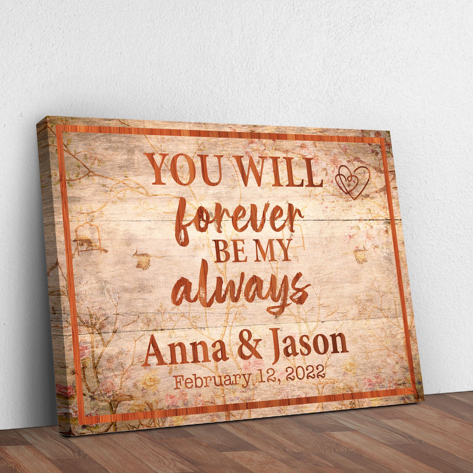 Forever Be My Always Couple Sign II Style 1 - Image by Tailored Canvases