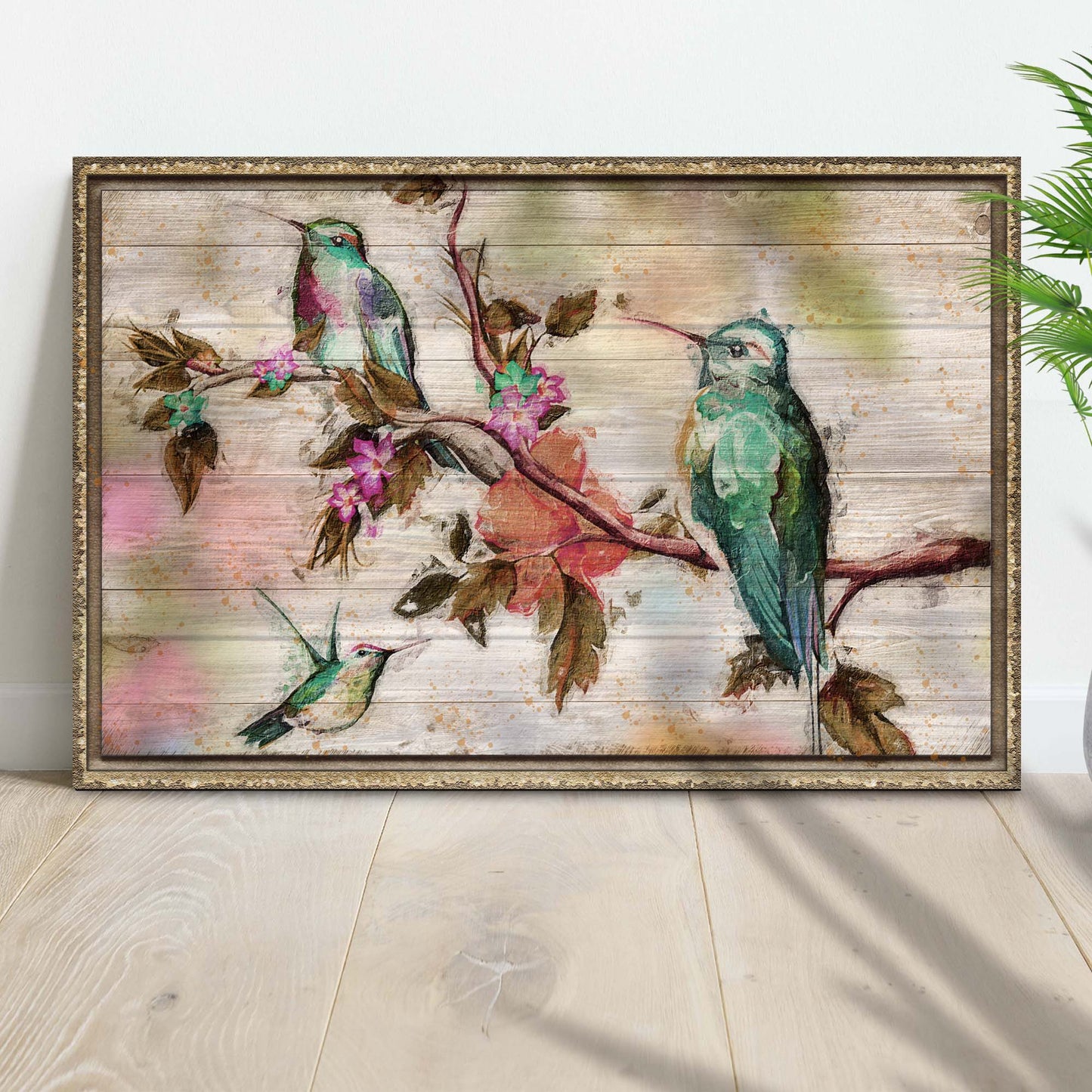 Hummingbirds Canvas Wall Art - Image by Tailored Canvases