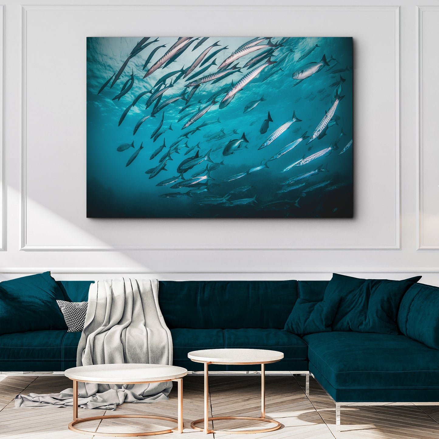 Vibrant Ocean Fish Wall Art - Image by Tailored Canvases