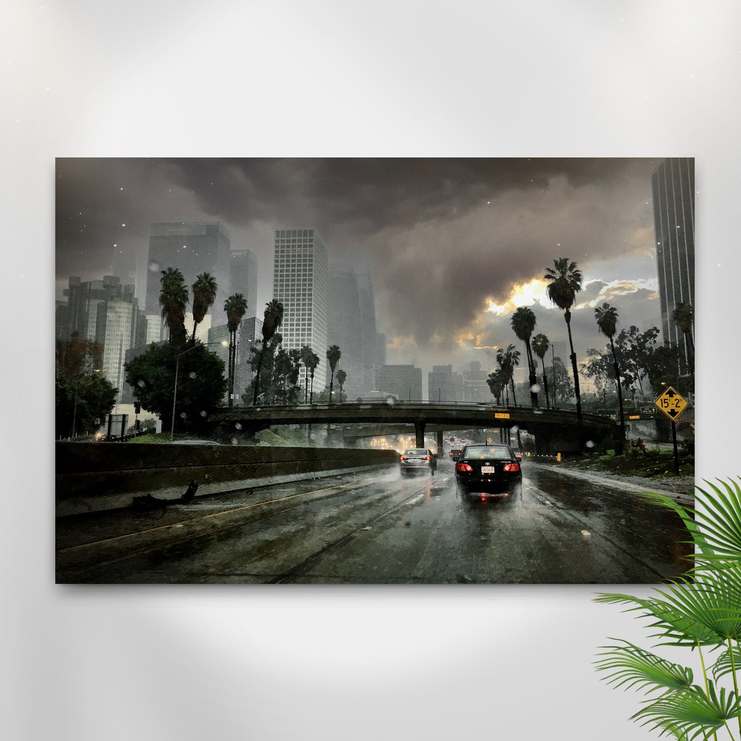 Los Angeles Highway Canvas Wall Art II - Image by Tailored Canvases