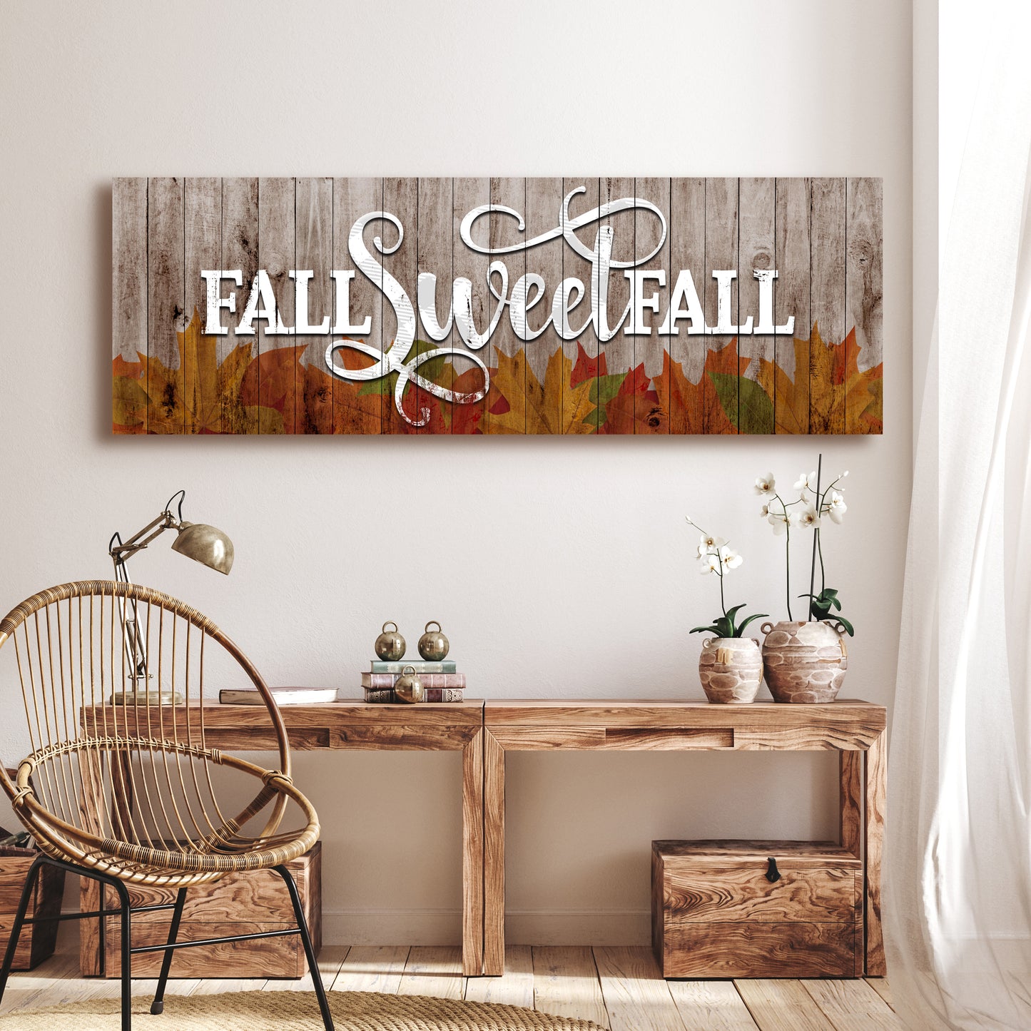 Fall Sweet Fall Sign - Image by Tailored Canvases