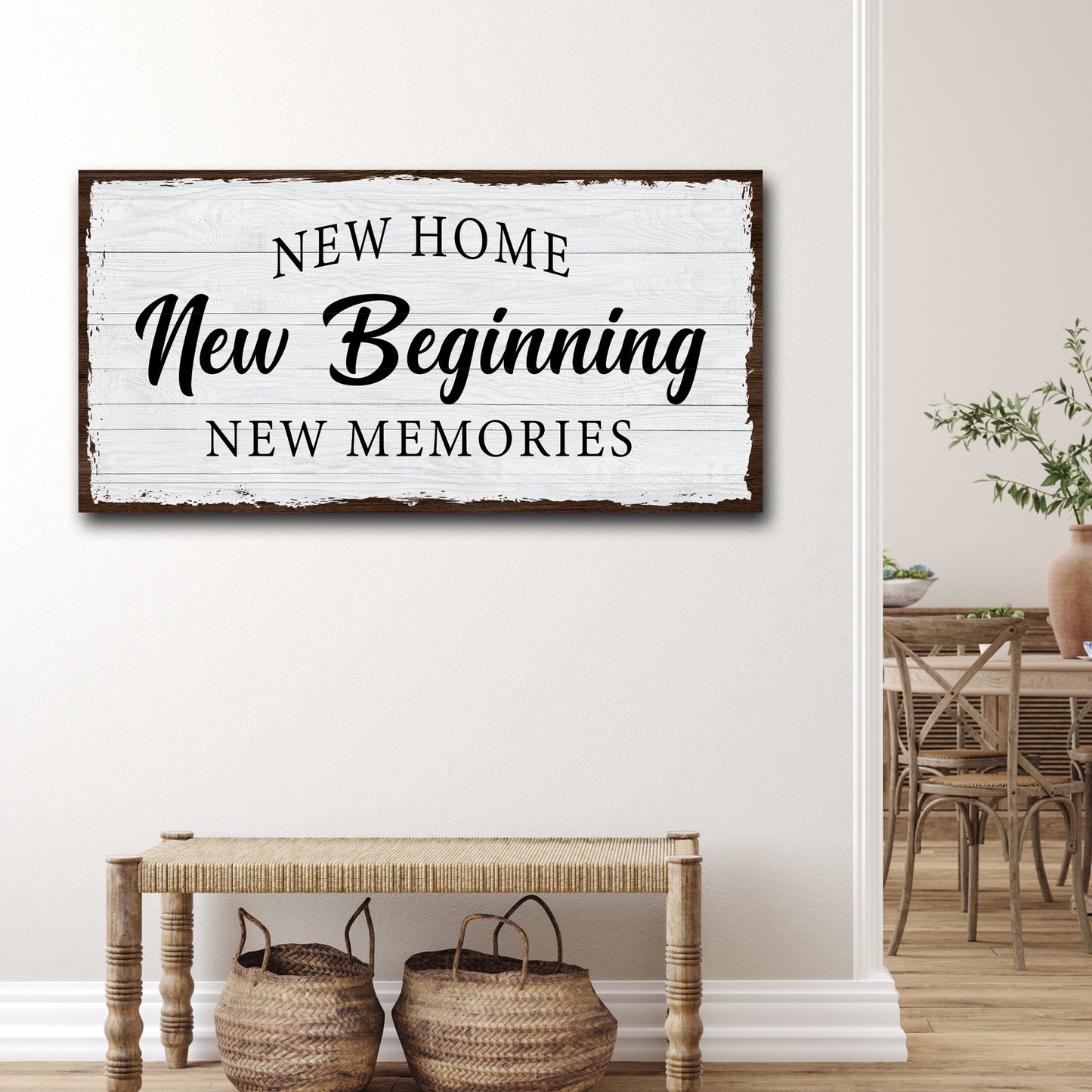 New Home Sign - Image by Tailored Canvases