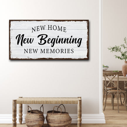 New Home Sign - Image by Tailored Canvases