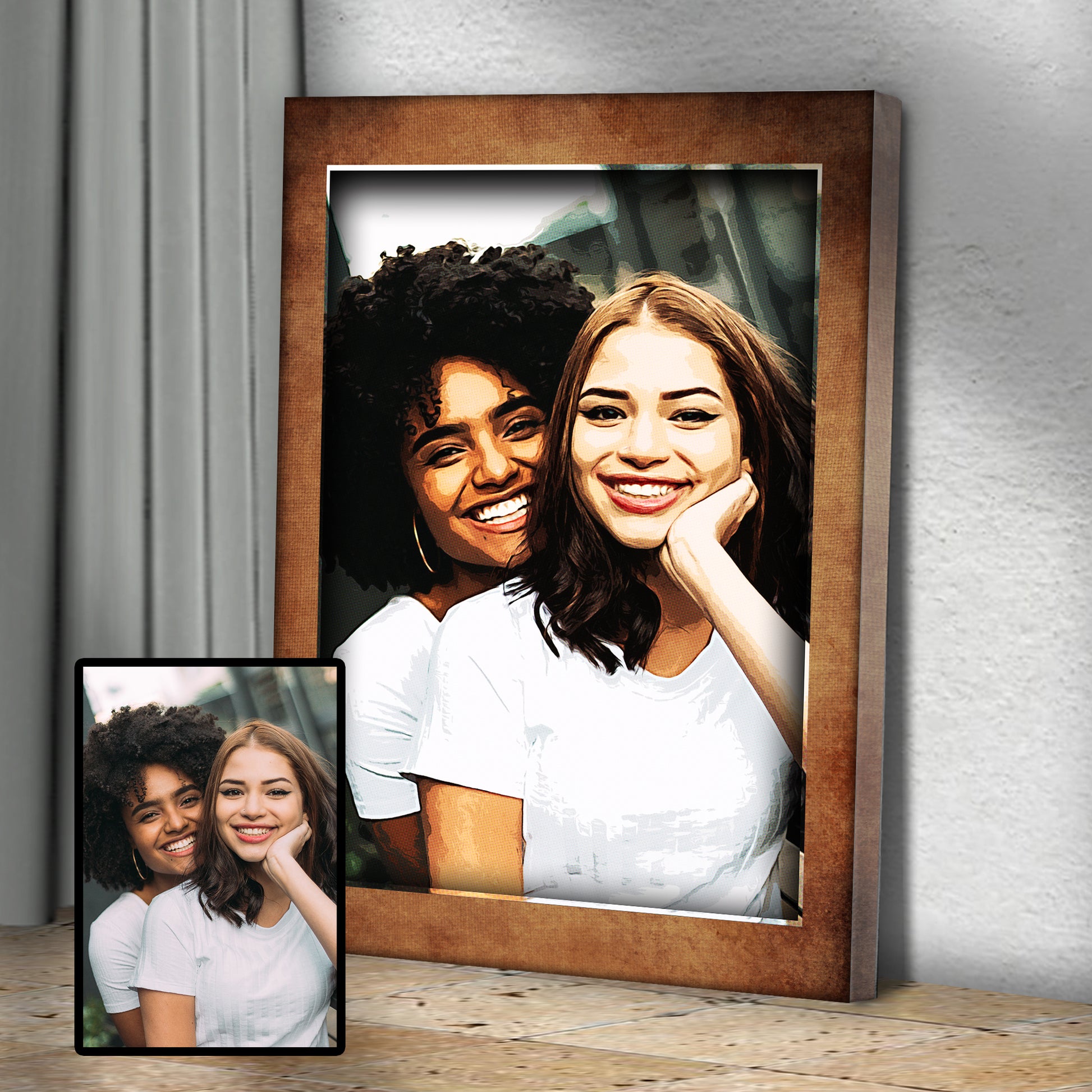 Memorial Portrait Sign II Style 1 - Image by Tailored Canvases