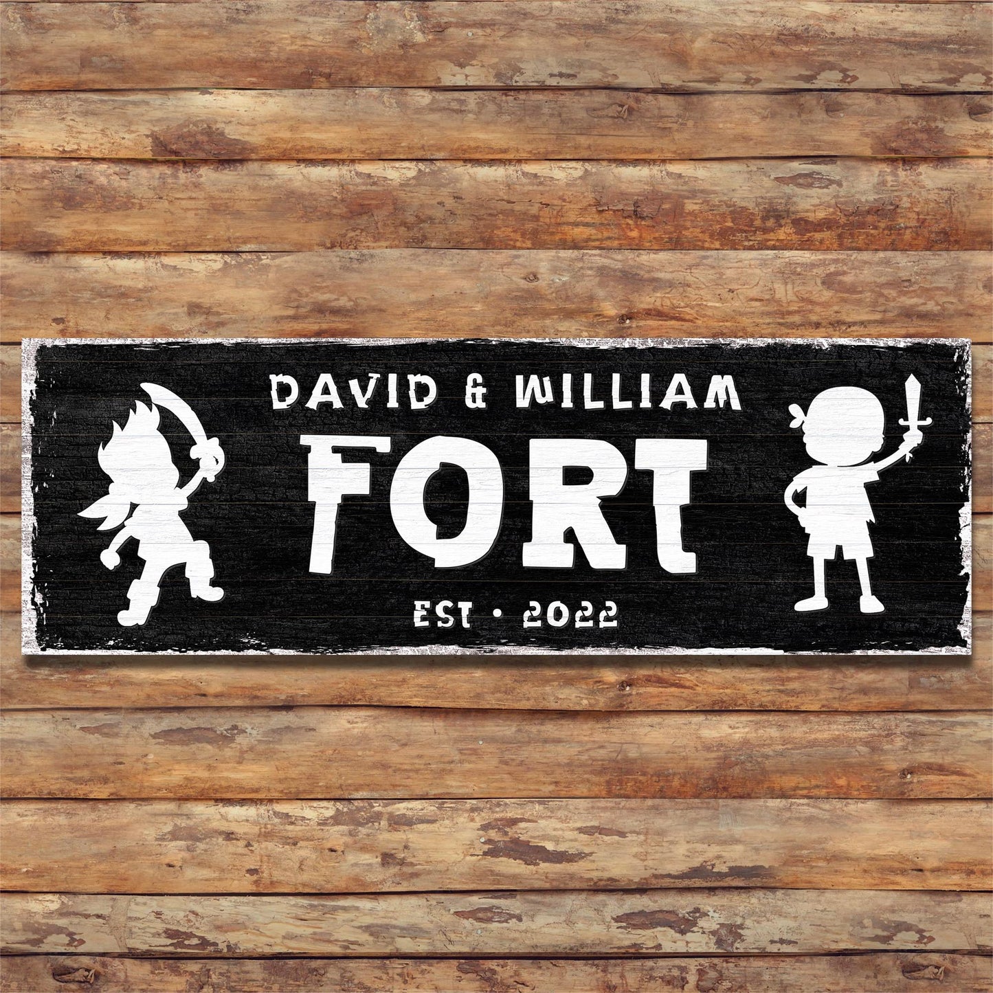 Kid Pirate Fort Sign II - Image by Tailored Canvases