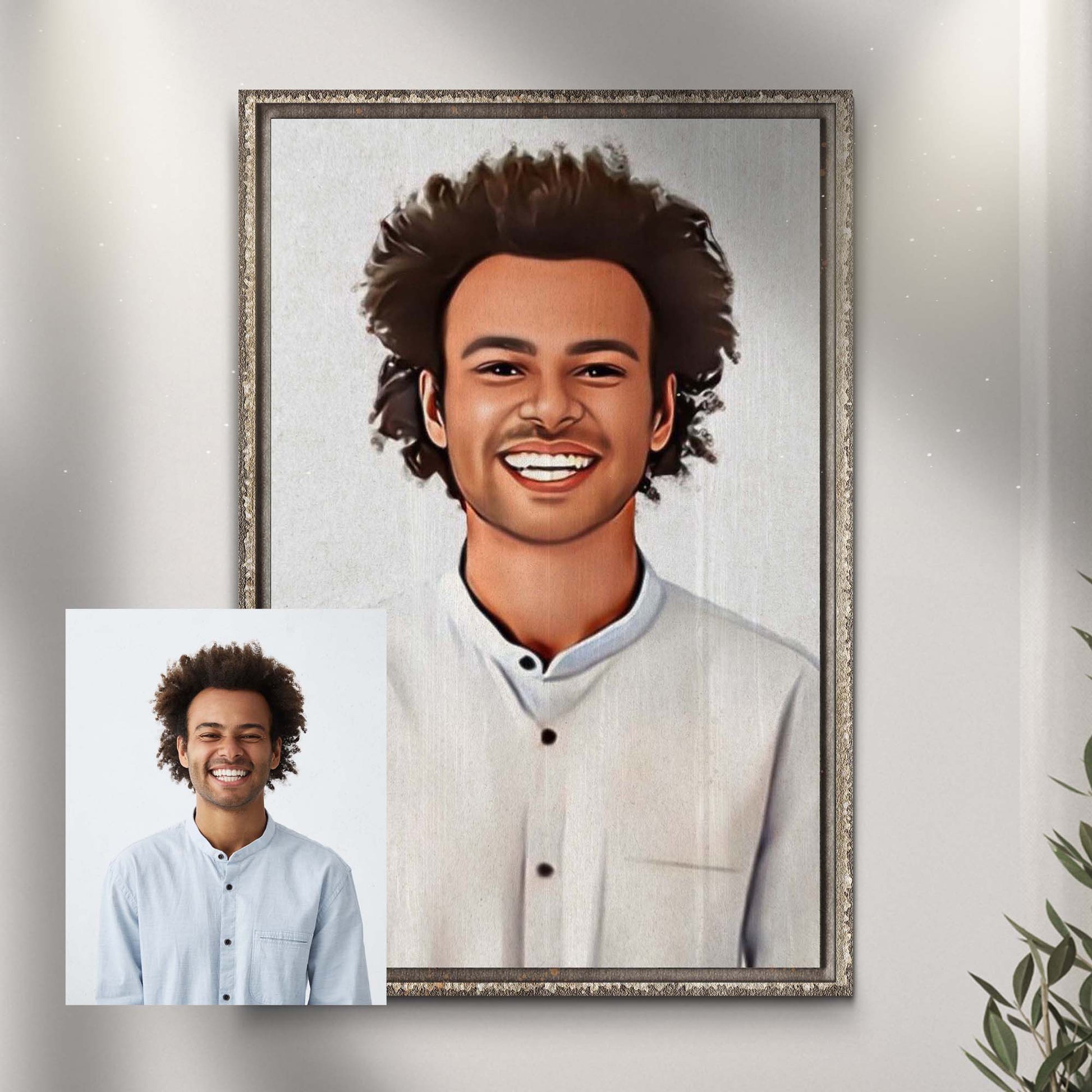 Cartoon Caricature Portrait Sign II - Image by Tailored Canvases