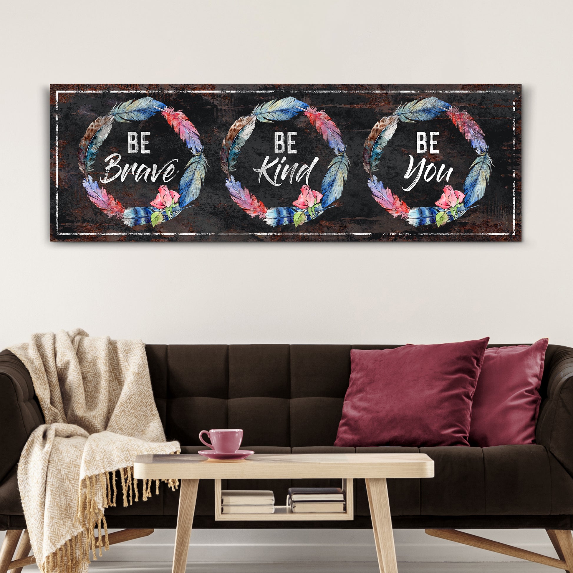 Be Brave Wall Art l - Image by Tailored Canvases