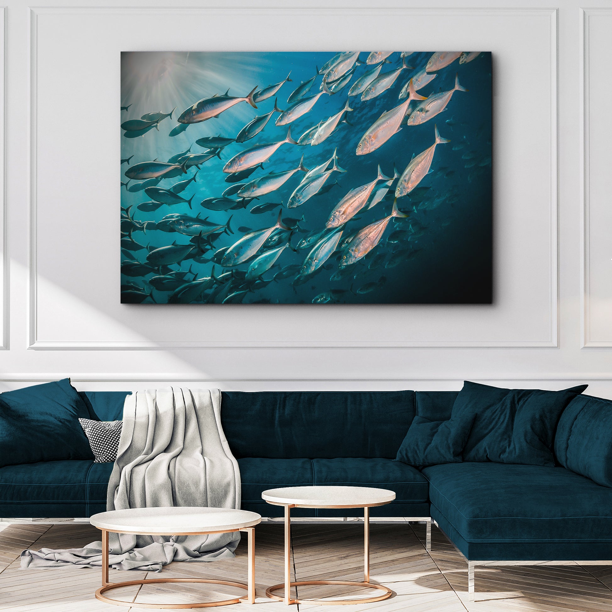 Vibrant Ocean Fish Wall Art II - Image by Tailored Canvases