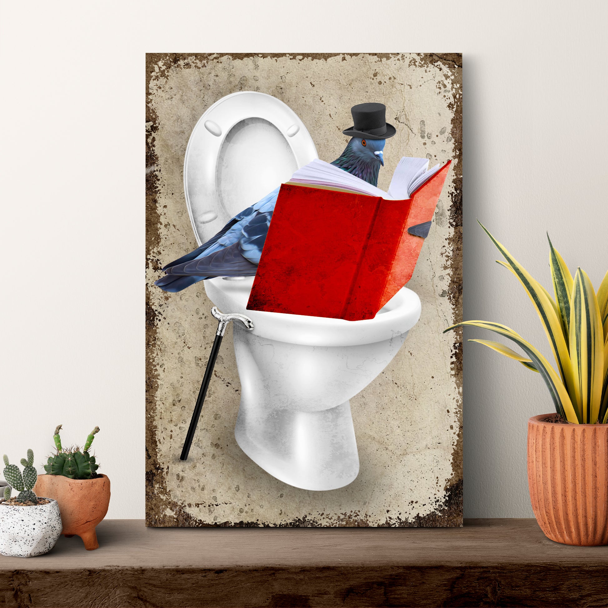 Stool Pigeon Wall Art Style 1 - Image by Tailored Canvases