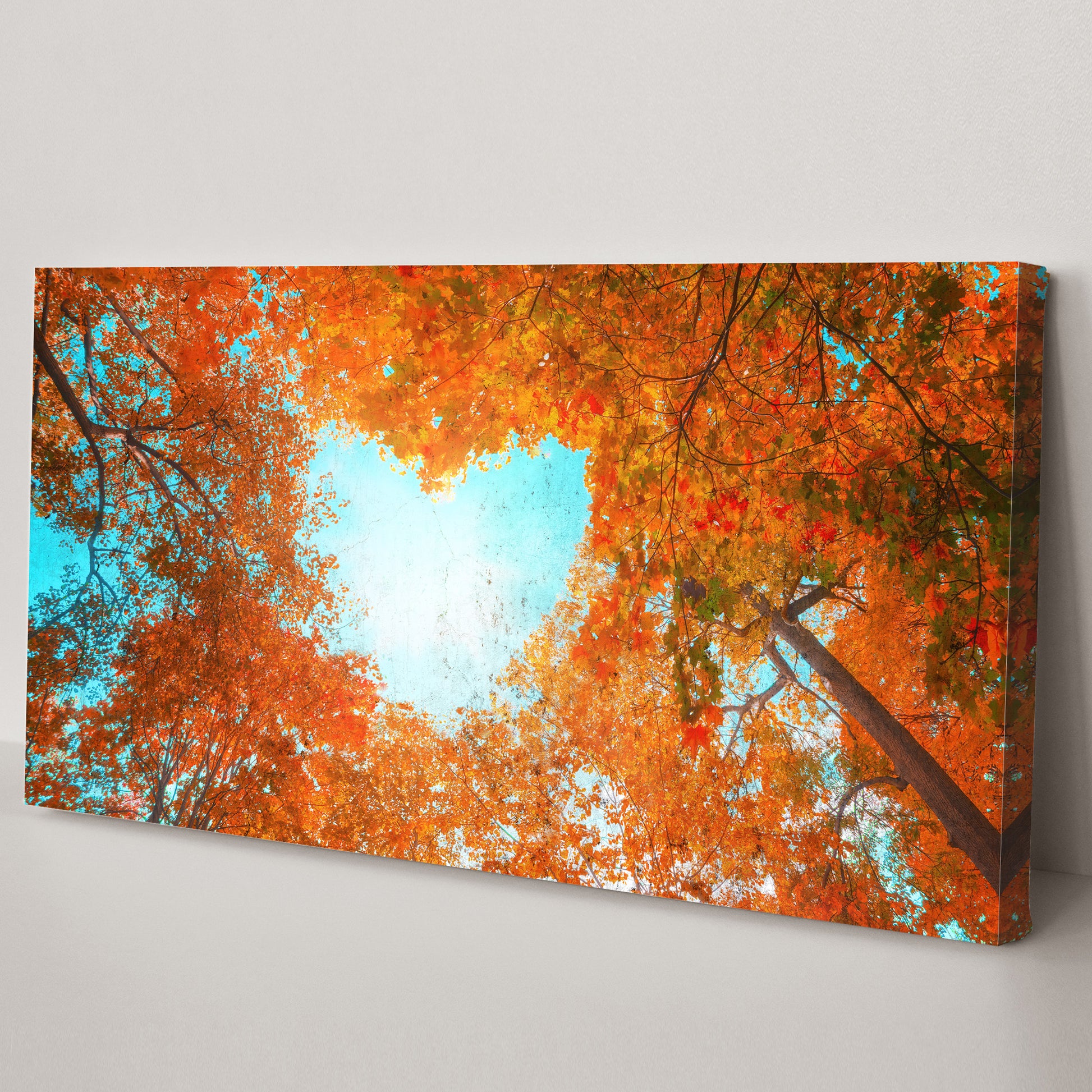 Under The Autumn Sunset Canvas Wall Art Style 2 - Image by Tailored Canvases