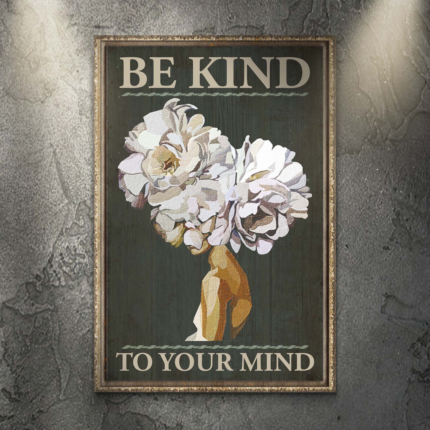 Be Kind To Your Mind Sign II - Image by Tailored Canvases