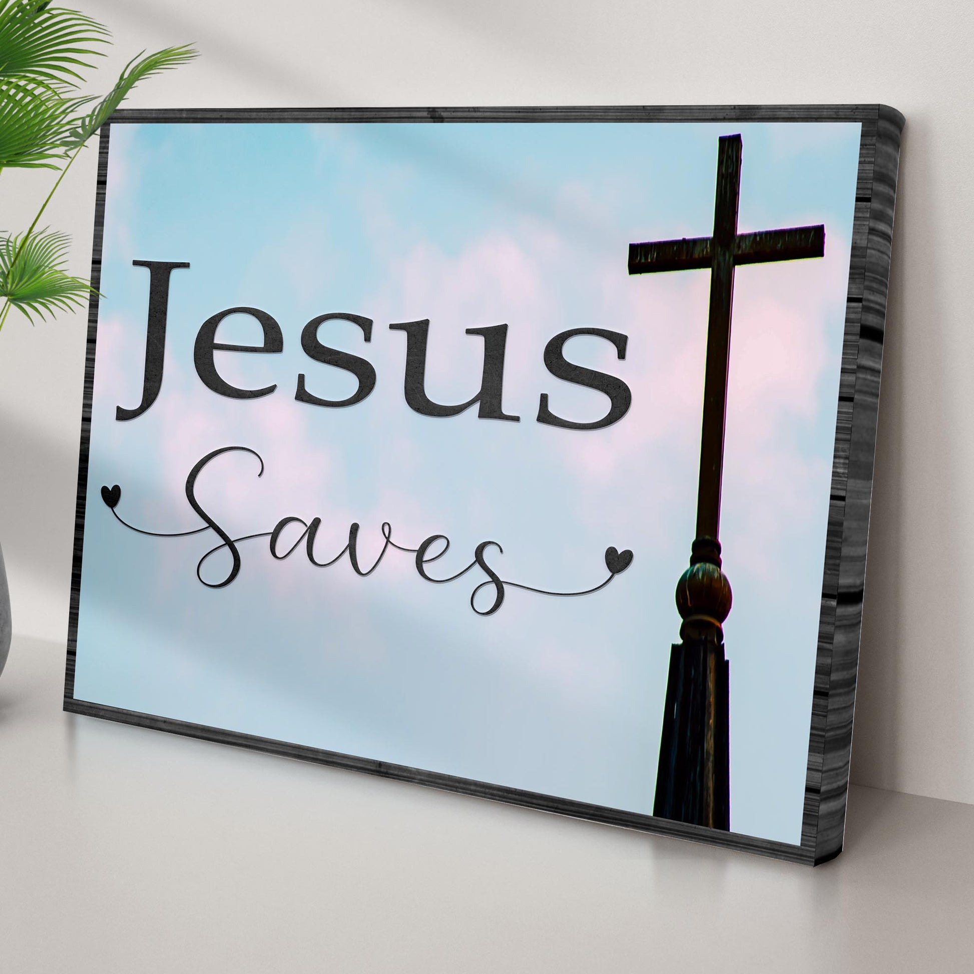 Jesus Saves Sign ll Style 1 - Image by Tailored Canvases