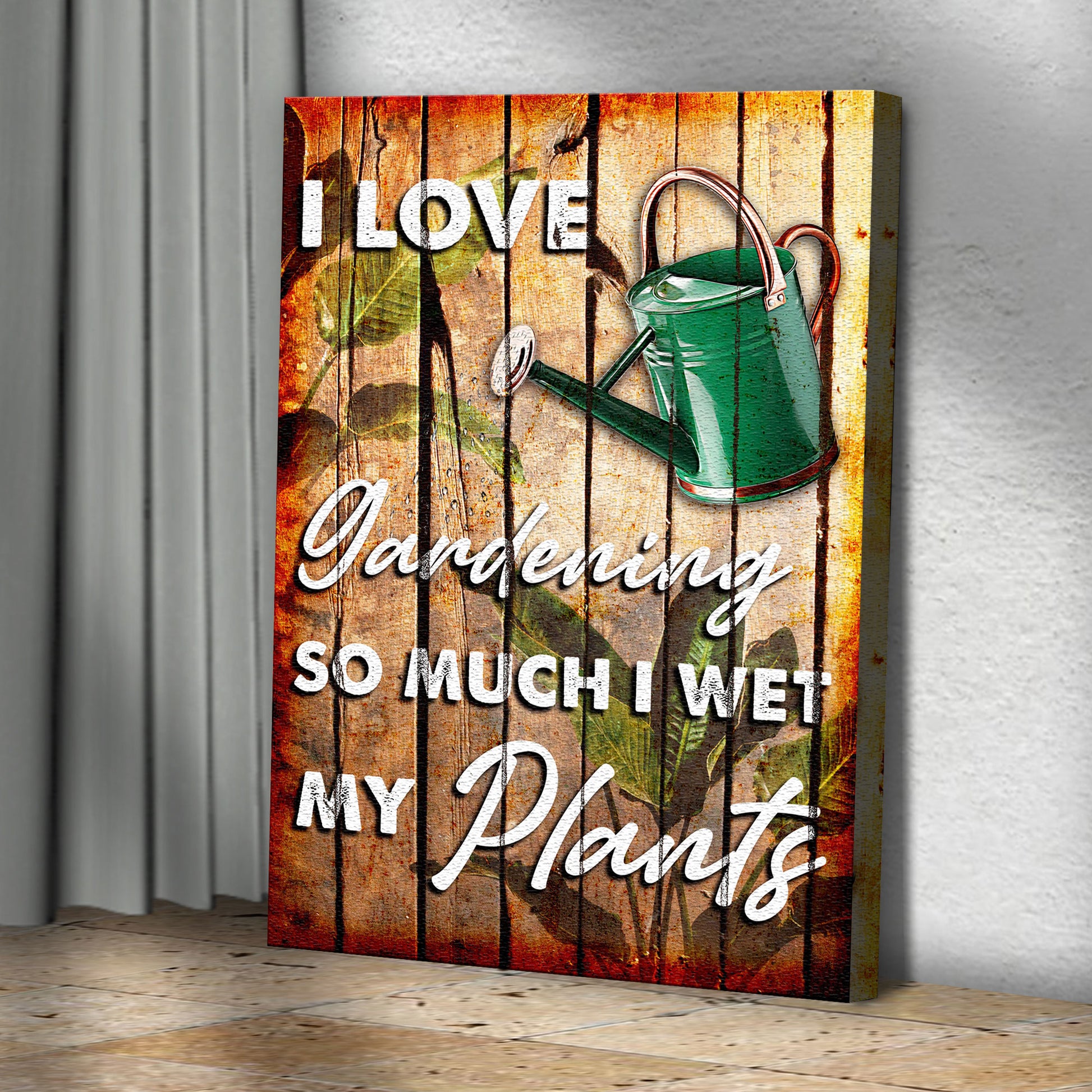 I Love Gardening Sign Style 1 - Image by Tailored Canvases