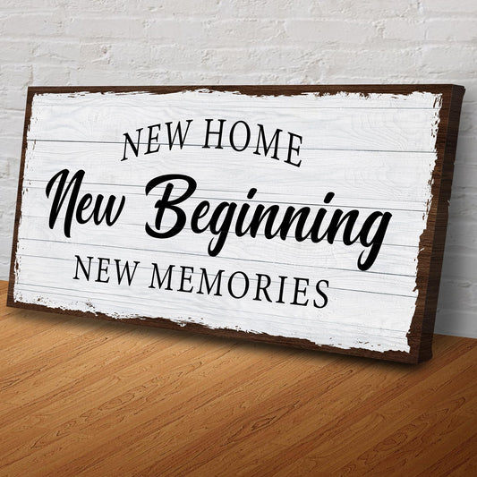 New Home Sign - Image by Tailored Canvases