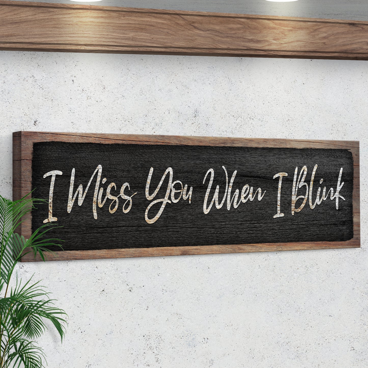 I Miss You Sign Style 2 - Image by Tailored Canvases