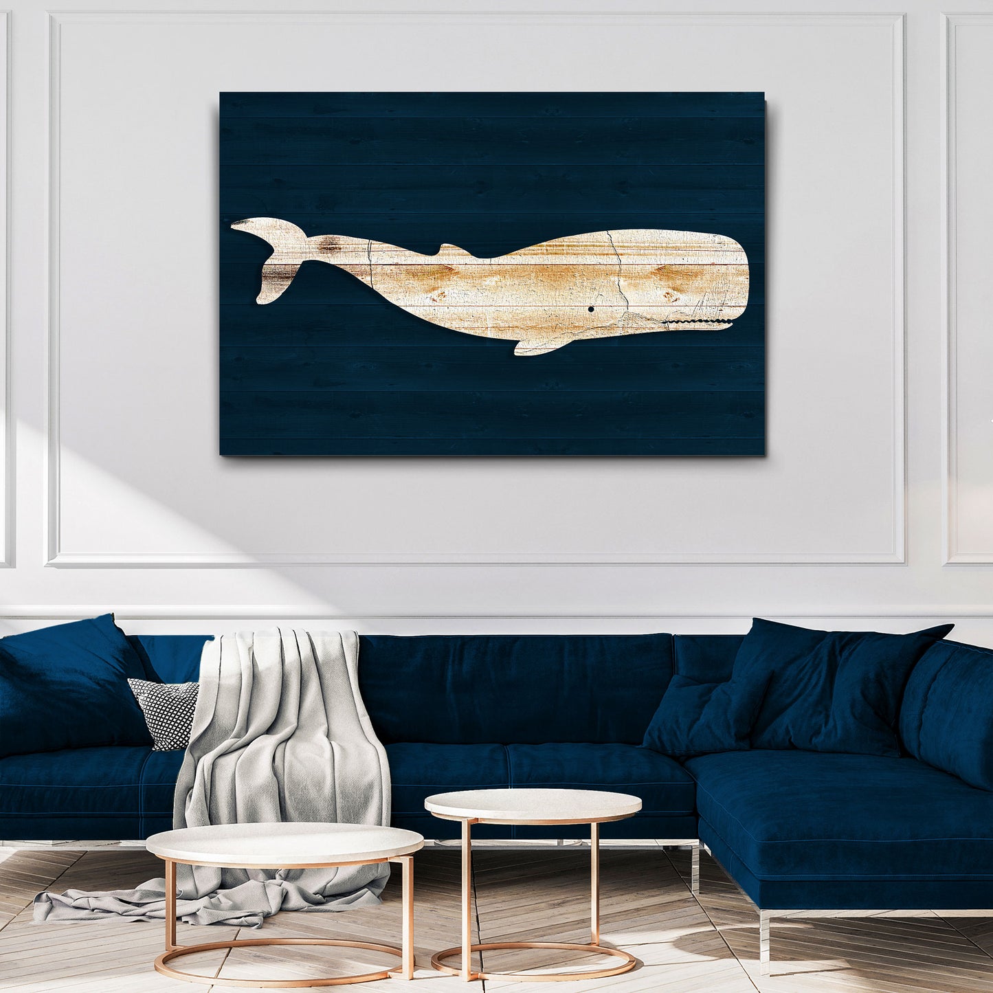 White Whale Wall Art - Image by Tailored Canvases