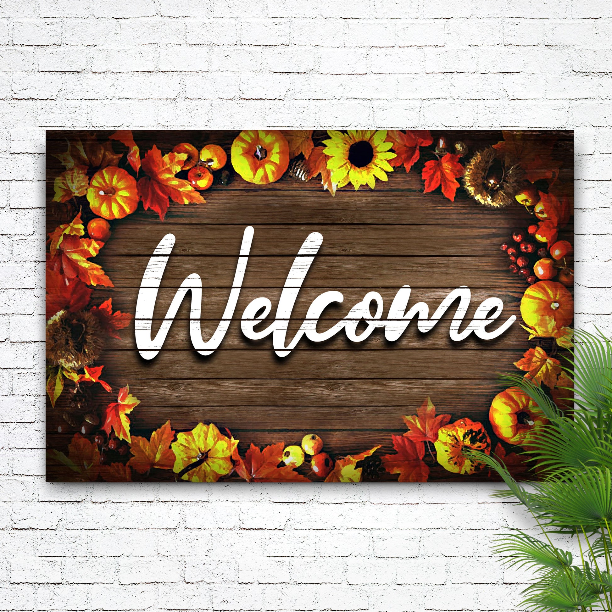 Welcome Fall Sign - Image by Tailored Canvases
