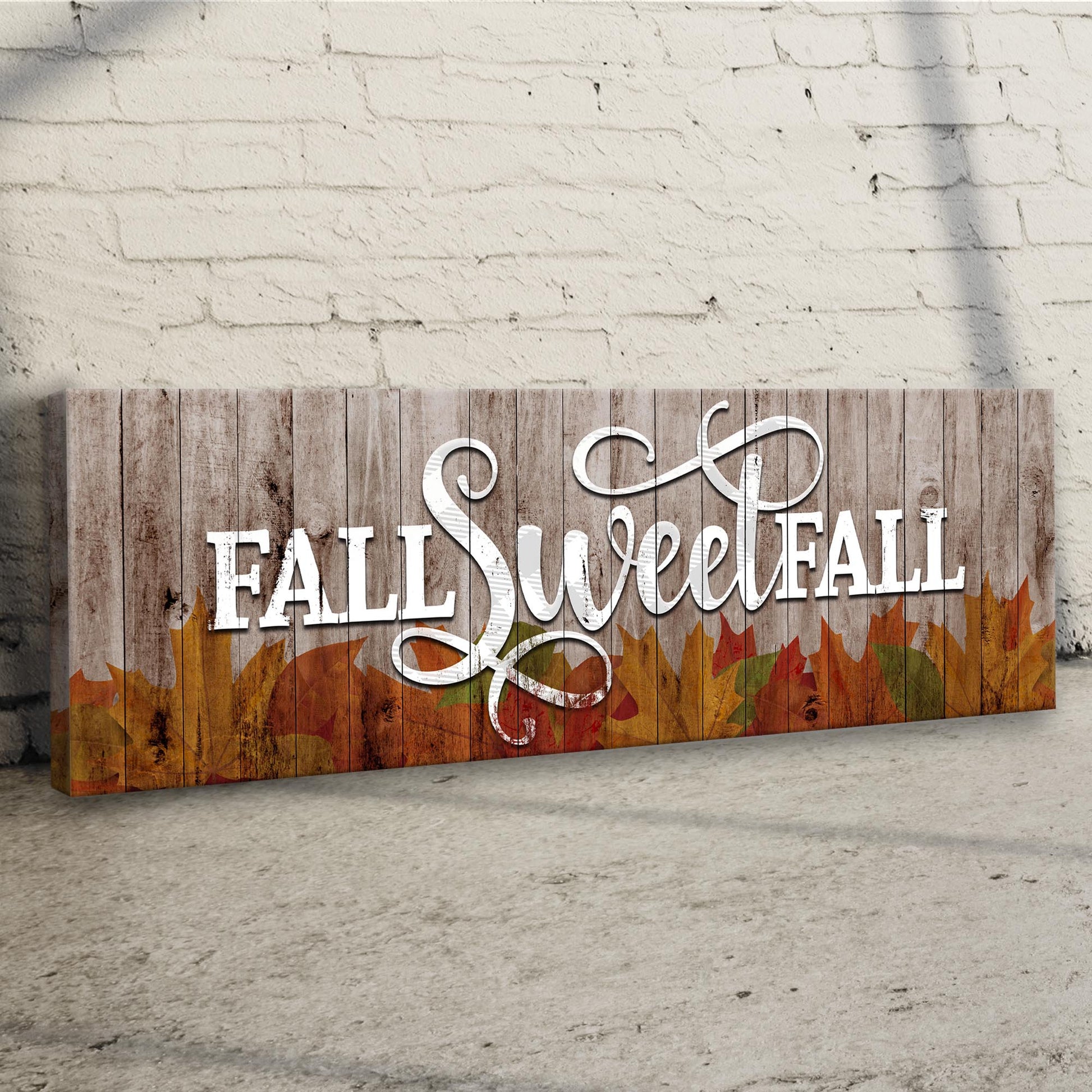 Fall Sweet Fall Sign Style 1 - Image by Tailored Canvases