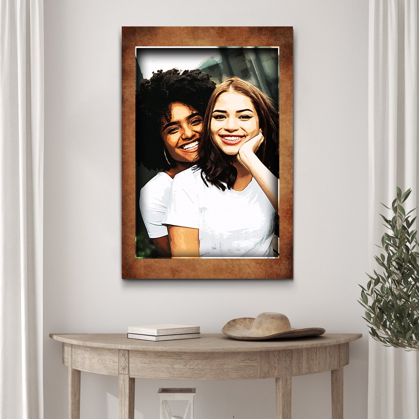 Memorial Portrait Sign II Style 2 - Image by Tailored Canvases