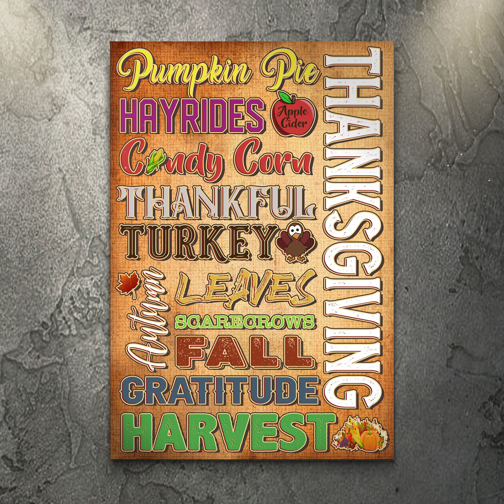 Everything About Thanksgiving Sign II - Image by Tailored Canvases