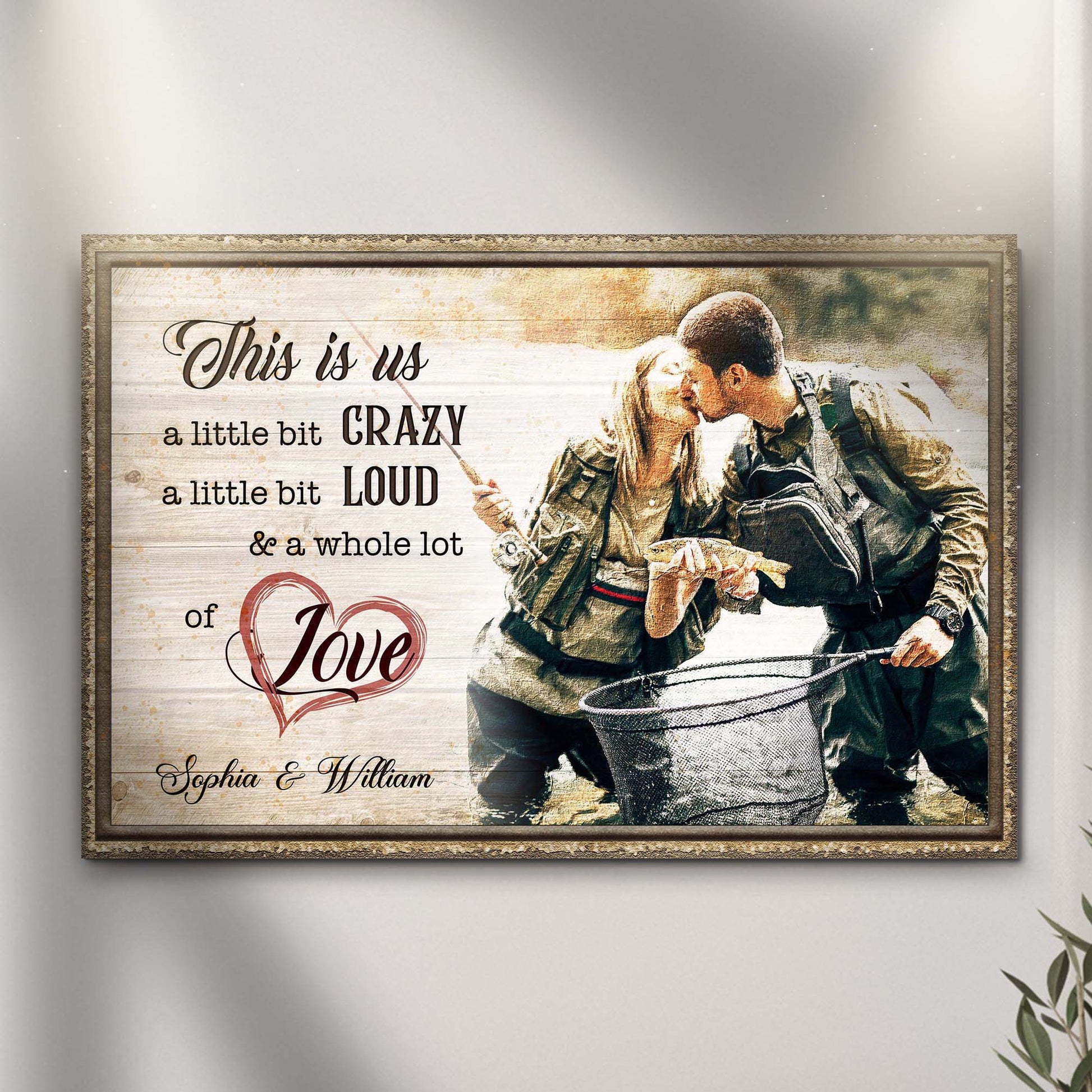 This Is Us Couple Sign II - Image by Tailored Canvases