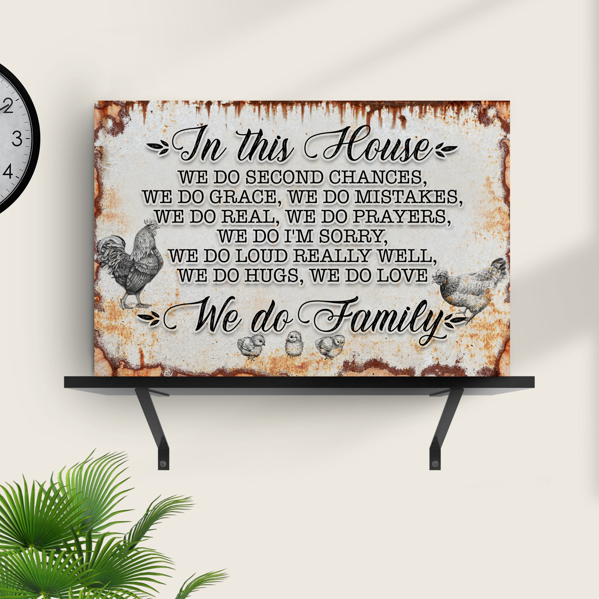 In This House, We Do Family Sign - Image by Tailored Canvases