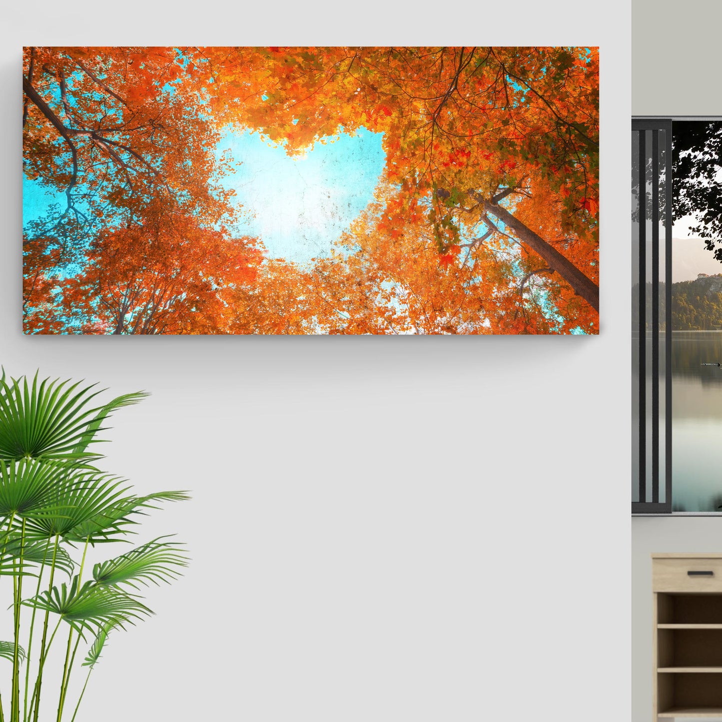 Under The Autumn Sunset Canvas Wall Art - Image by Tailored Canvases
