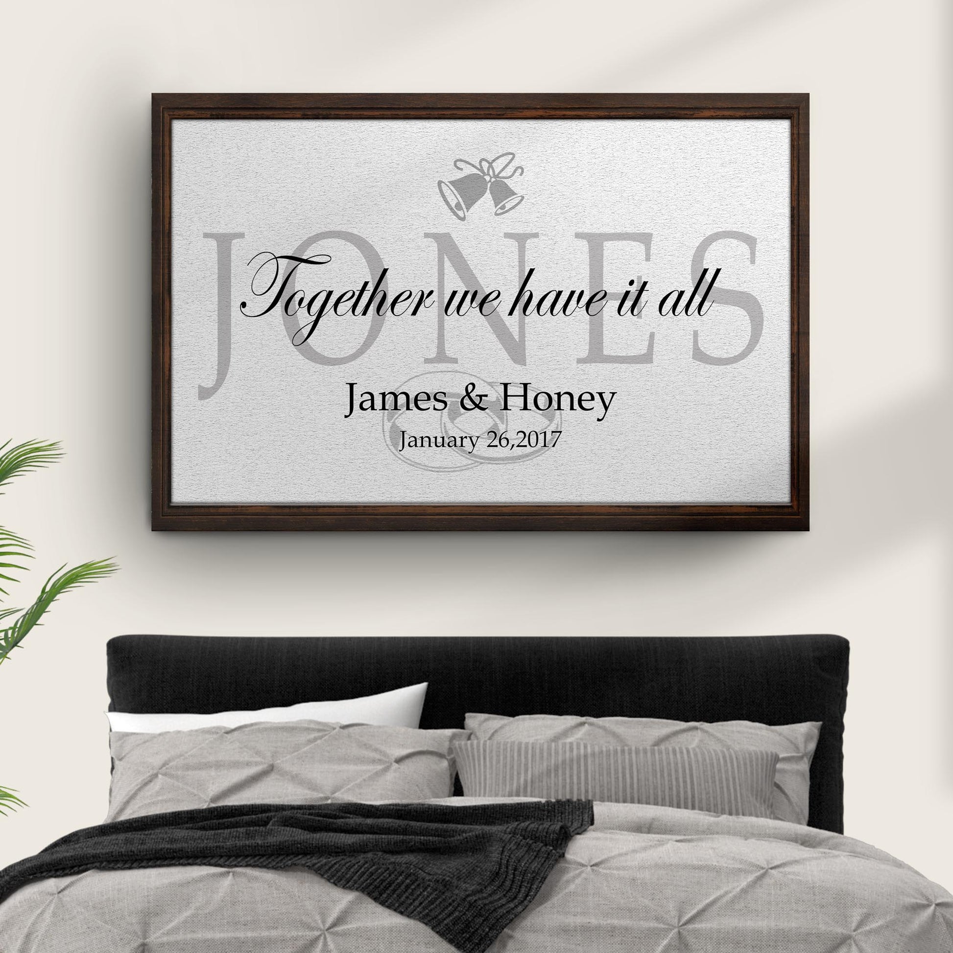 Together We Have It All Couple Sign Style 1 - Image by Tailored Canvases