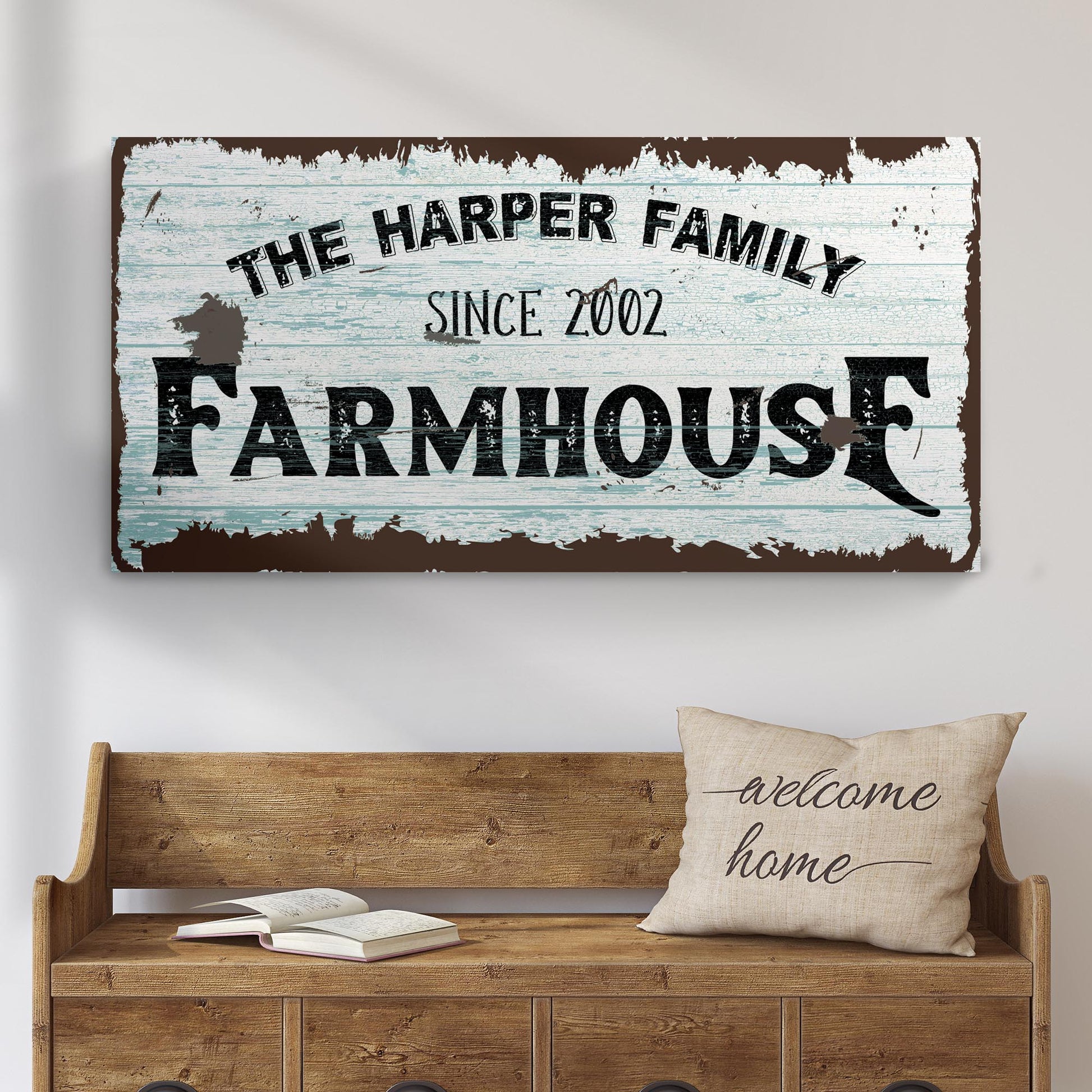 Family Farmhouse Sign IV Srtyle 1 - Image by Tailored Canvases