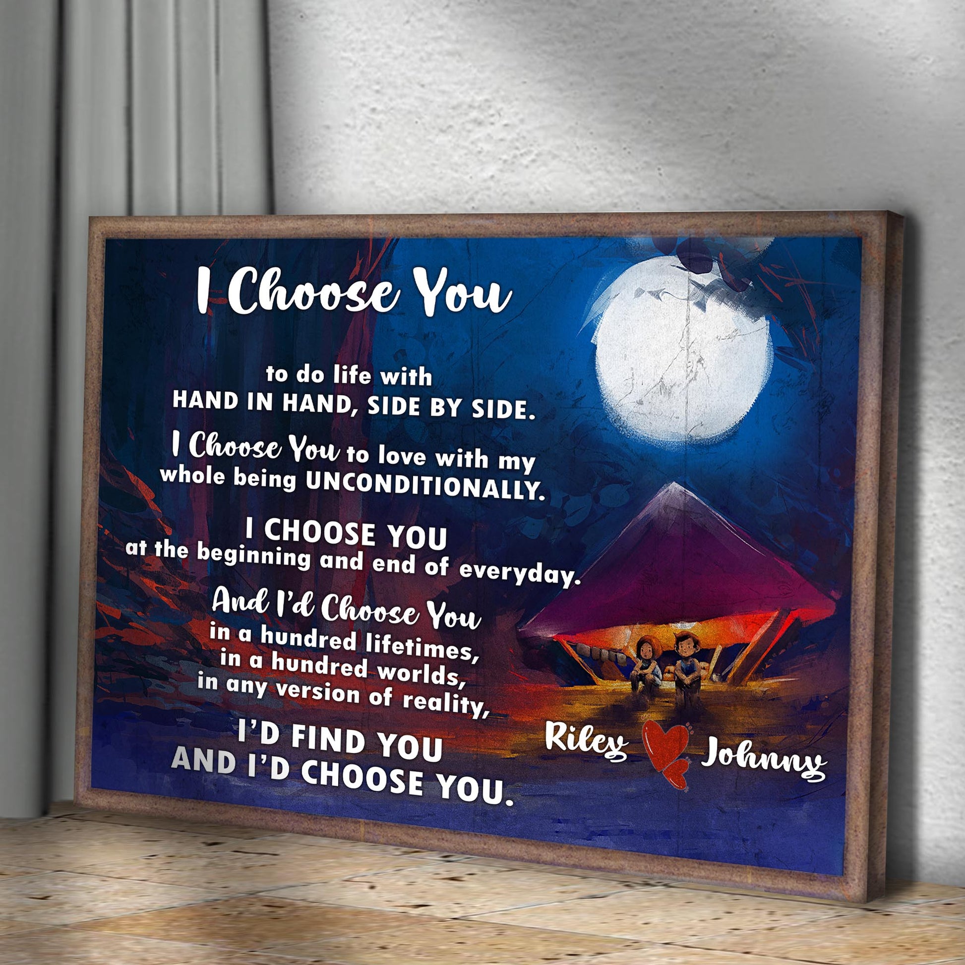 I Choose You Sign II Style 1 - Image by Tailored Canvases