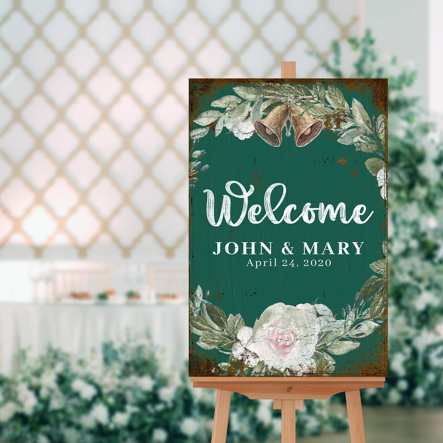 Welcome Wedding Sign II  - Image by Tailored Canvases
