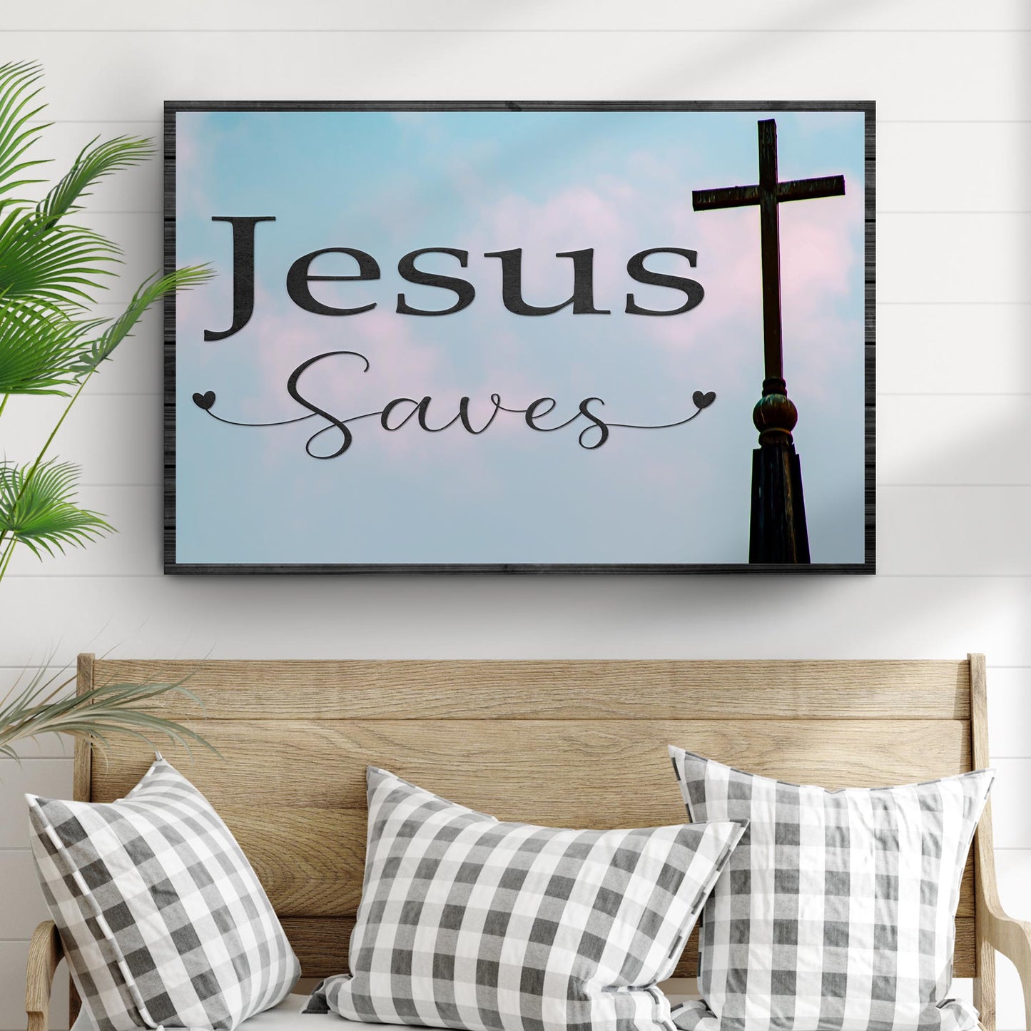 Jesus Saves Sign ll - Image by Tailored Canvases