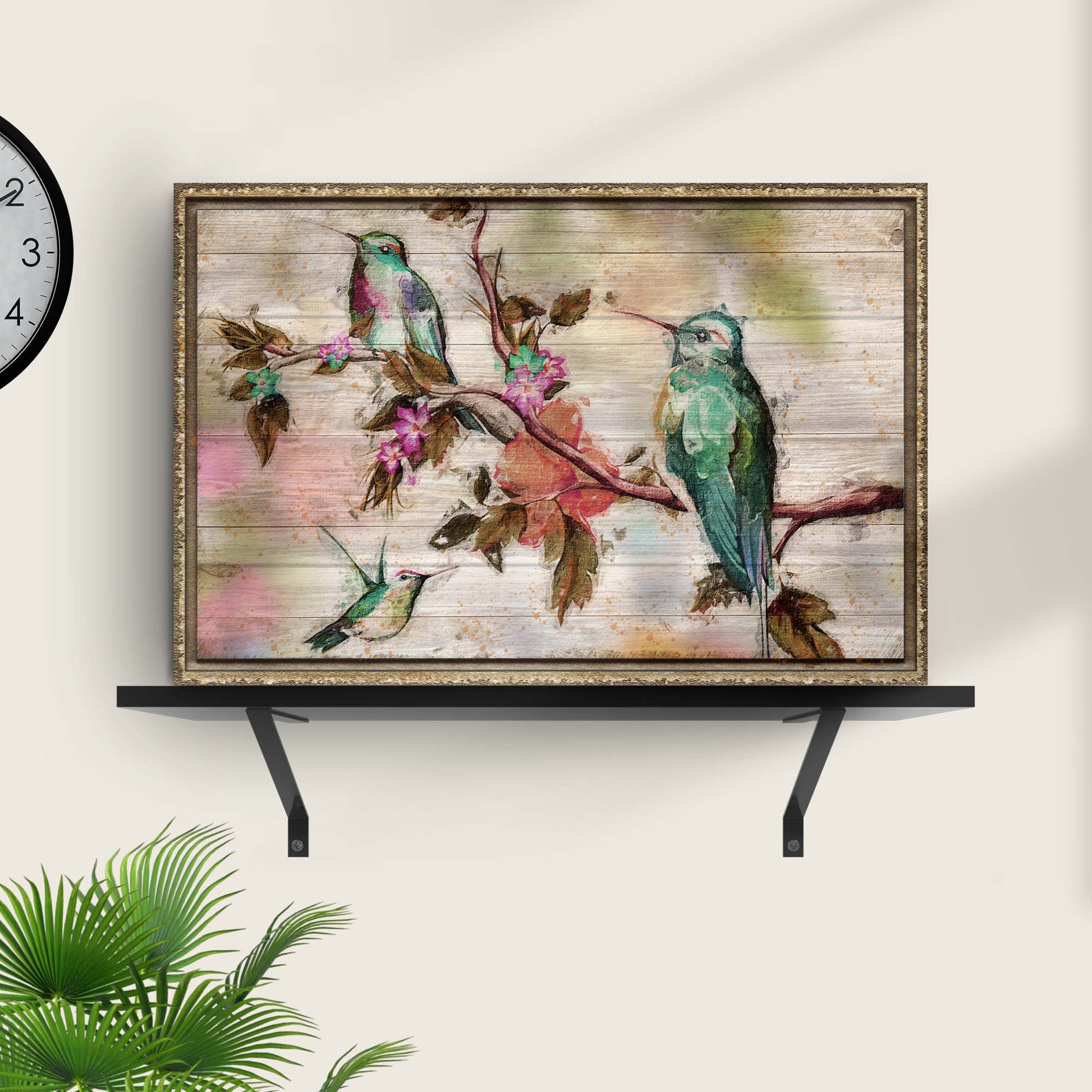 Hummingbirds Canvas Wall Art Style 1 - Image by Tailored Canvases