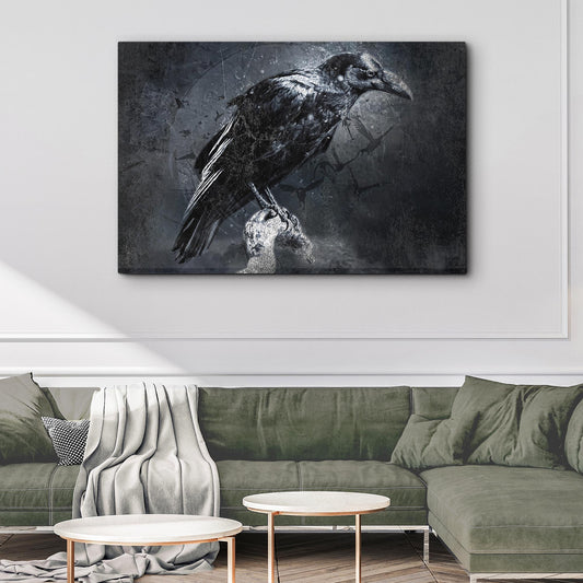 Raven Branch Vintage Wall Art - Image by Tailored Canvases