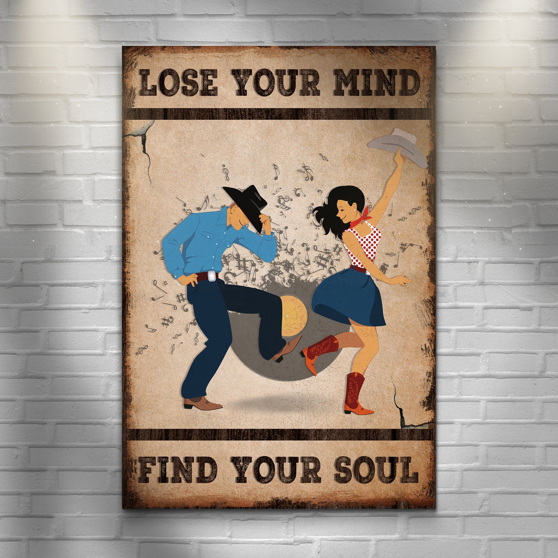Lose Your Mind Find Your Soul Sign - Image by Tailored Canvases
