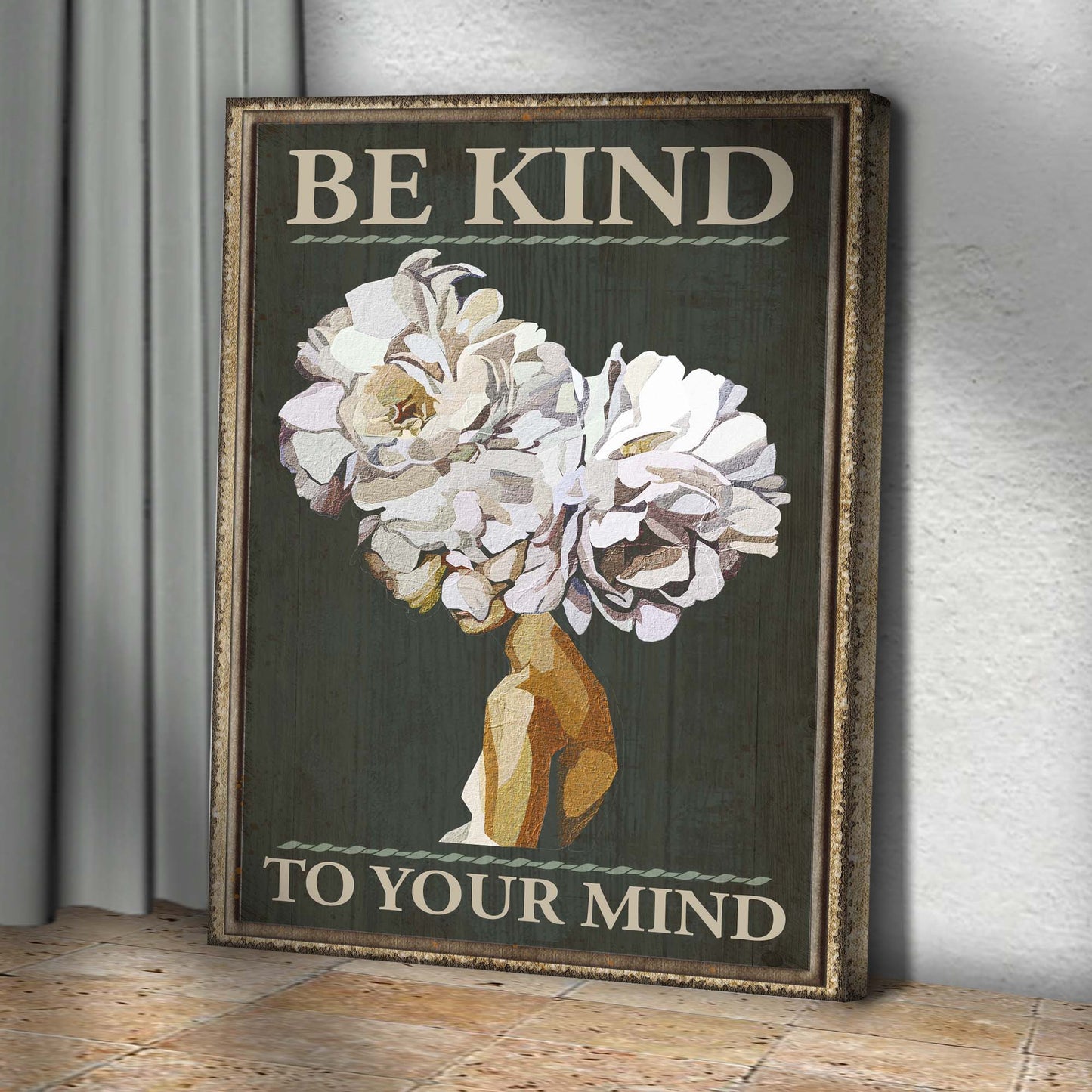 Be Kind To Your Mind Sign II Style 1 - Image by Tailored Canvases