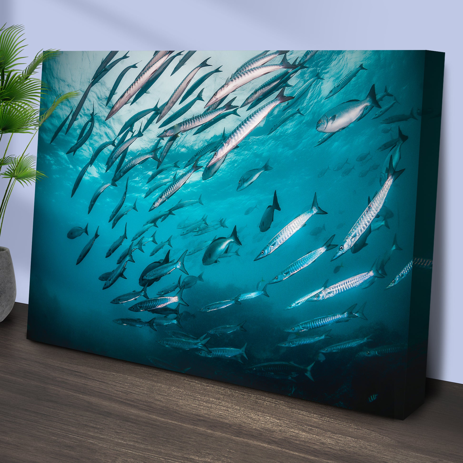 Vibrant Ocean Fish Wall Art Style  2 - Image by Tailored Canvases