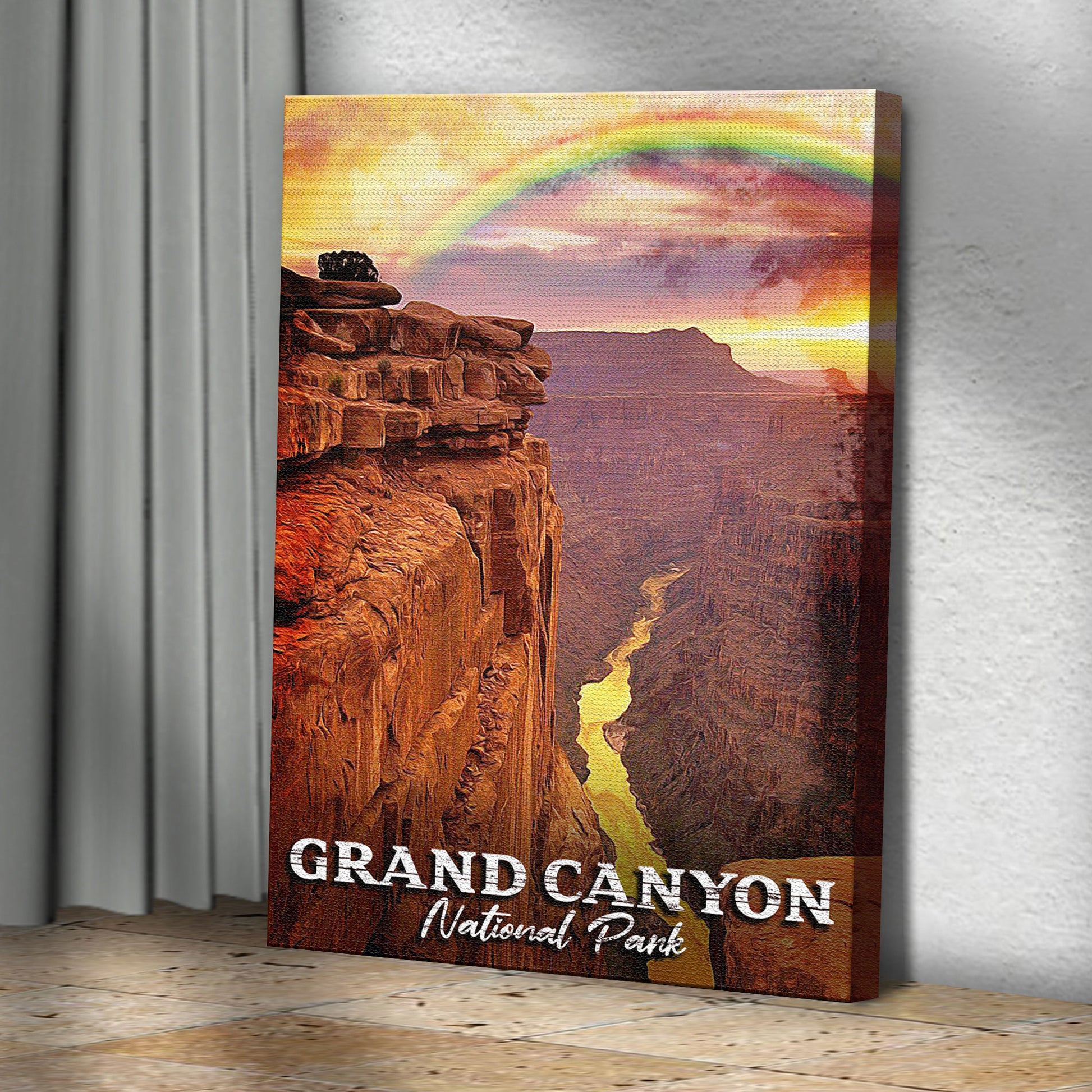 Grand Canyon Canvas Wall Art Style 1 - Image by Tailored Canvases
