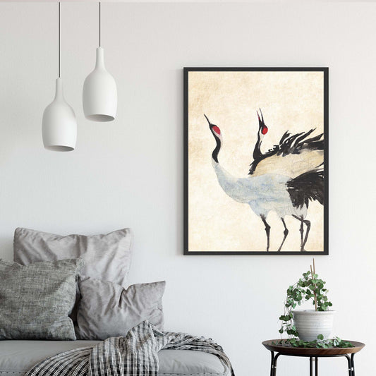 Japanese Crane Wall Art II - Image by Tailored Canvases