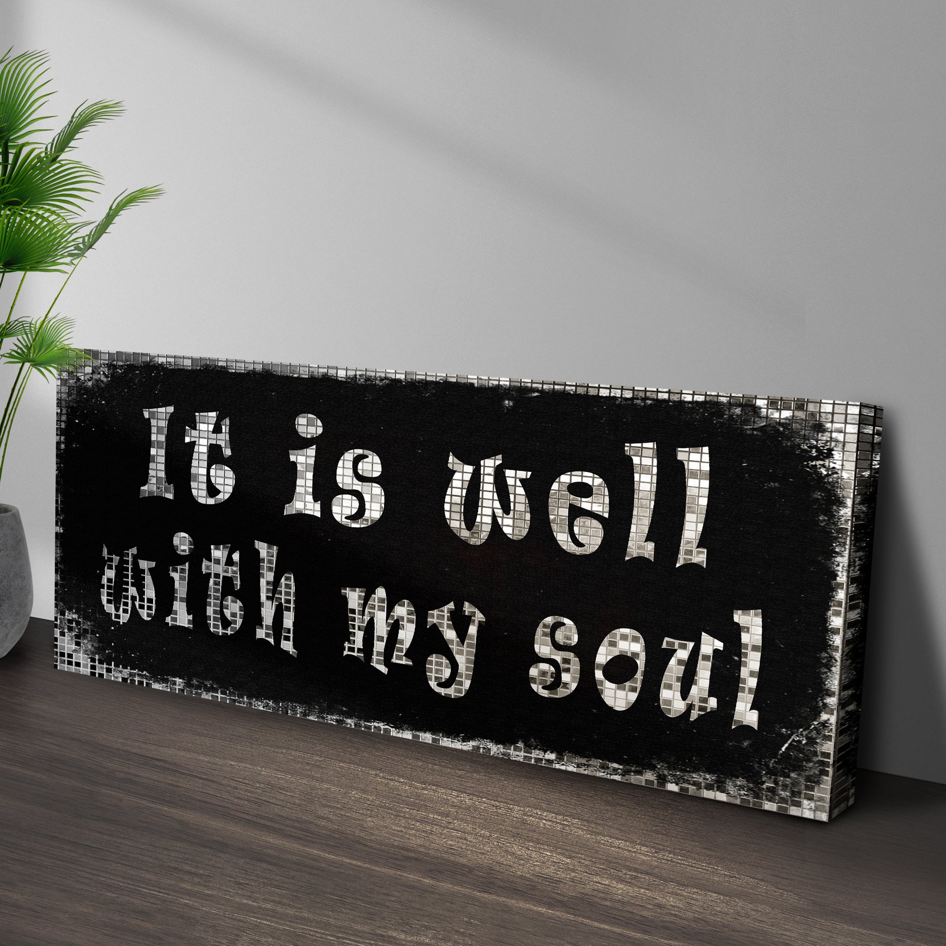 It Is Well With My Soul Sign III Style 1 - Image by Tailored Canvases