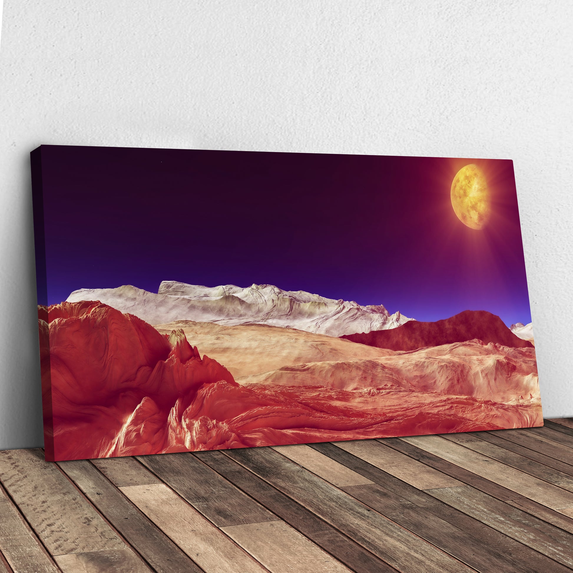 Mountain Astronomy Canvas Wall Art Style 1  - Image by Tailored Canvases