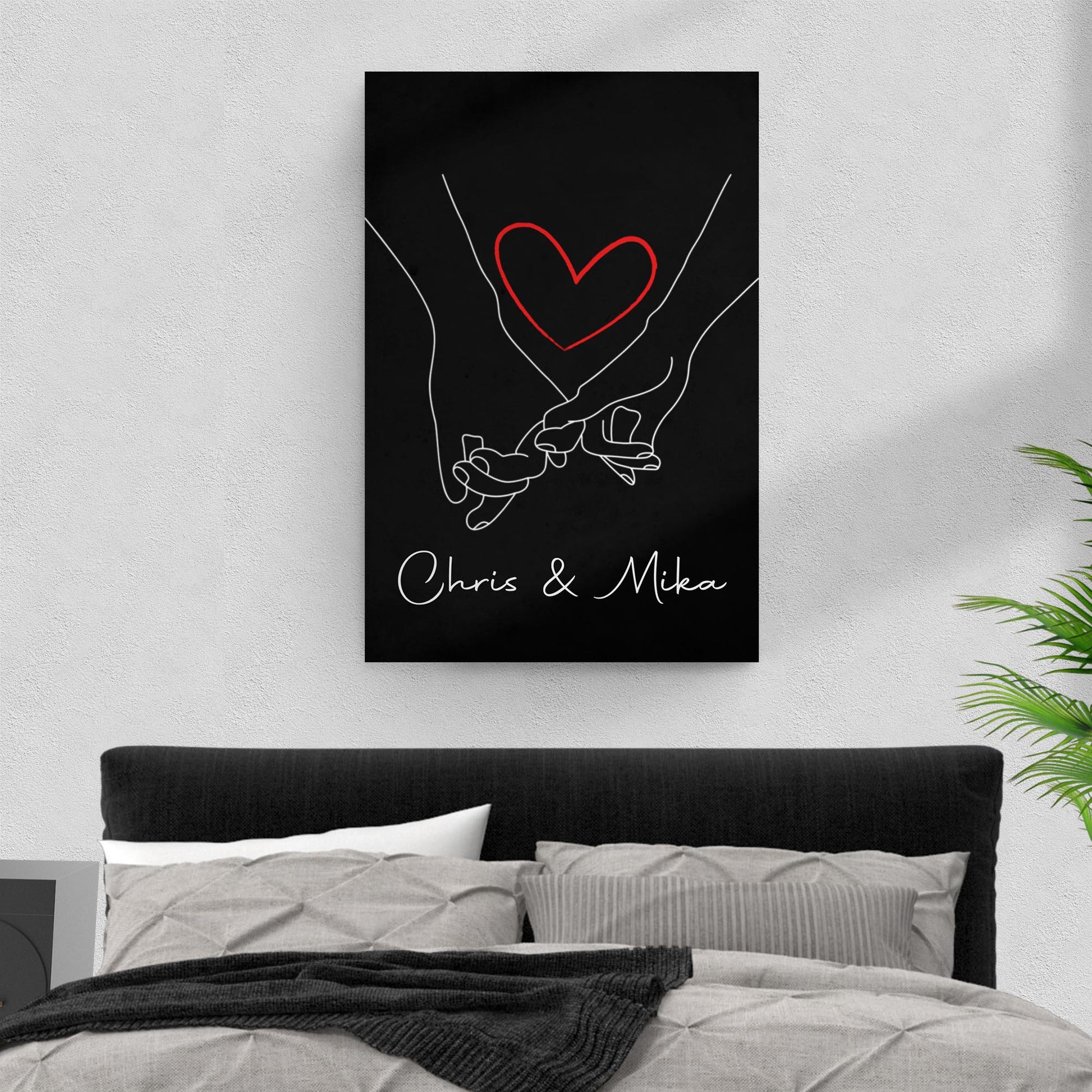 Pinky Swear Sign Style 1 - Image by Tailored Canvases