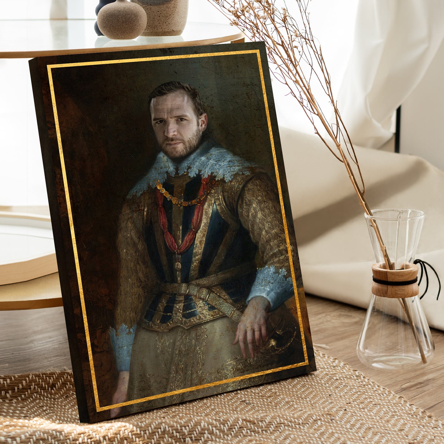 Royal Portrait Sign III Style 2 - Image by Tailored Canvases
