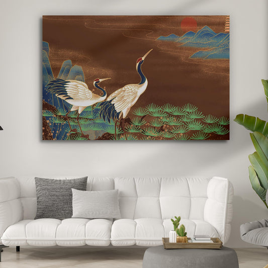Chinese Crane Wall Art III - Image by Tailored Canvases