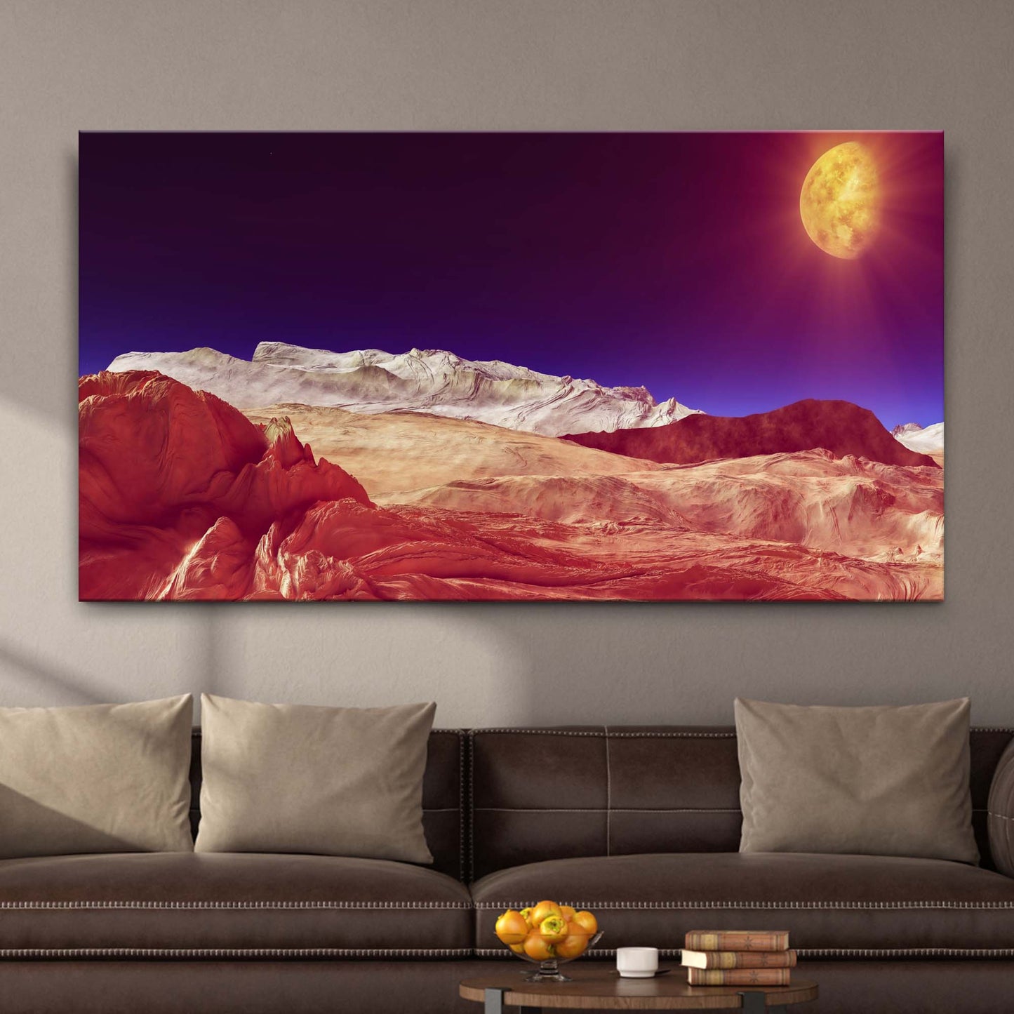 Mountain Astronomy Canvas Wall Art Style 2 - Image by Tailored Canvases