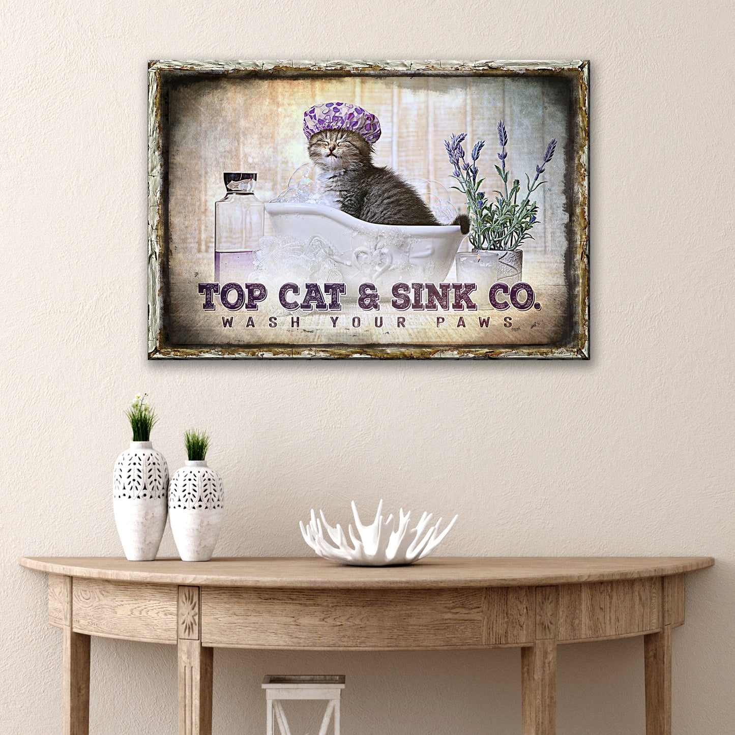 Wash Your Paws Sign Style 2 - Image by Tailored Canvases
