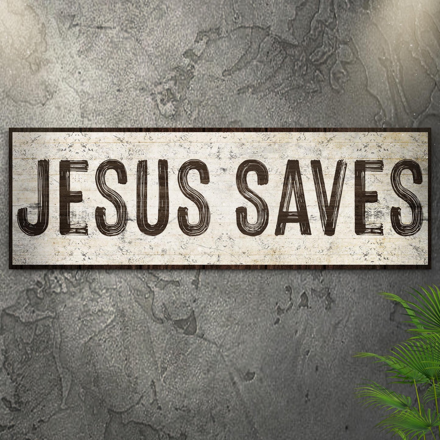 Jesus Saves Sign lll Style 2 - Image by Tailored Canvases