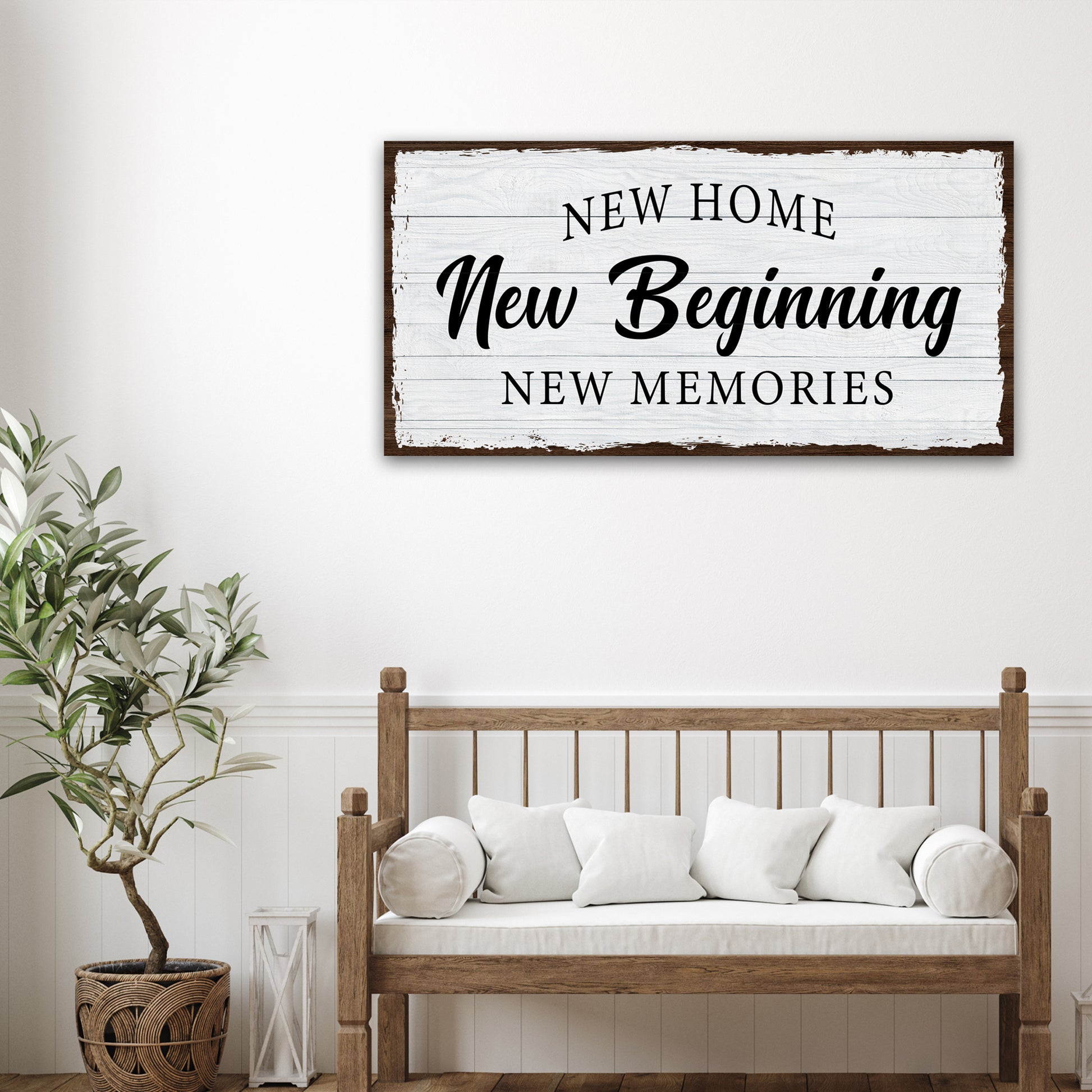 New Home Sign Style 2 - Image by Tailored Canvases